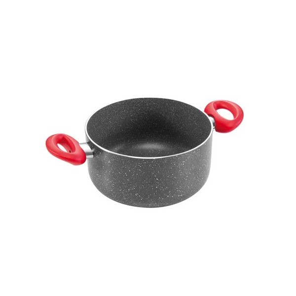 TESCOMA NON-STICK RED DOUBLE HANDLED CASSEROLE