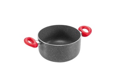 TESCOMA NON-STICK RED DOUBLE HANDLED CASSEROLE