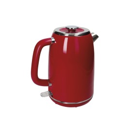 BRANDANI RED ELECTRIC KETTLE STAINLESS STEEL 1.7LT