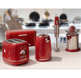 SPREMIAGRUMI ELETTRICO ROSSO ACCIAIO INOX BRANDANI