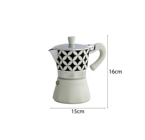 ALHAMBRA 3 CUPS ALUMINUM COFFEE POT BRANDANI