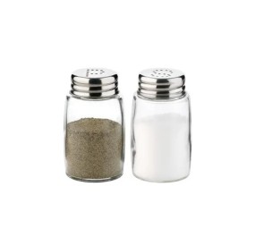 TESCOMA STAINLESS STEEL 2-PIECE SALT AND PEPPER SET