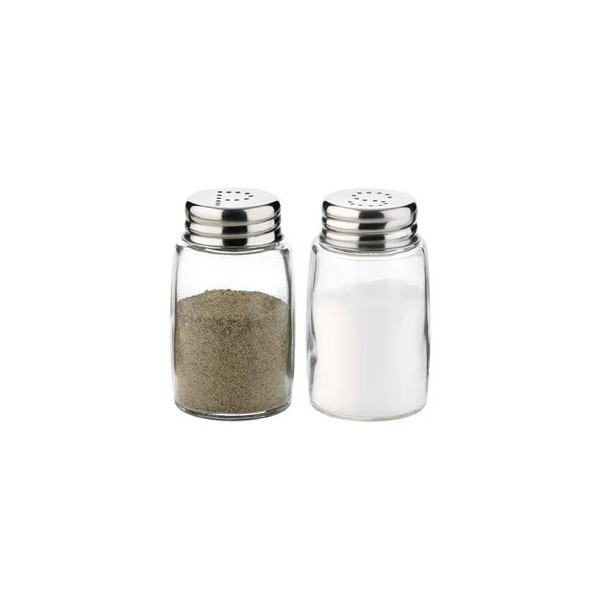 TESCOMA STAINLESS STEEL 2-PIECE SALT AND PEPPER SET