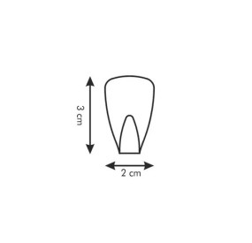 SET OF 4PCS SMALL TESCOMA ADHESIVE HOOK