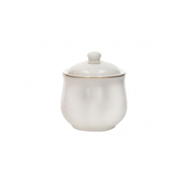 BRANDANI PORCELAIN PUNTO ORO SUGAR BOWL