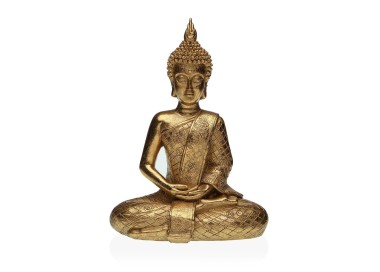 GOLD BUDDHA FIGURINE 29CM VERSA