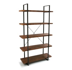 VERSA BROWN MOBILE WOODEN OBJECT SHELF 100x33 H179