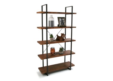 VERSA BROWN MOBILE WOODEN OBJECT SHELF 100x33 H179