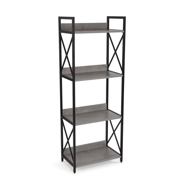 METAL OBJECT SHELF 4 SHELVES 51x30 H138 VERSA