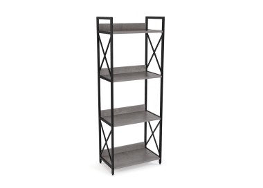 METAL OBJECT SHELF 4 SHELVES 51x30 H138 VERSA