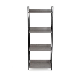 METAL OBJECT SHELF 4 SHELVES 51x30 H138 VERSA