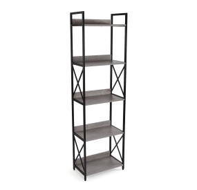 METAL OBJECT SHELF 5 SHELVES 51x30 H177 VERSA