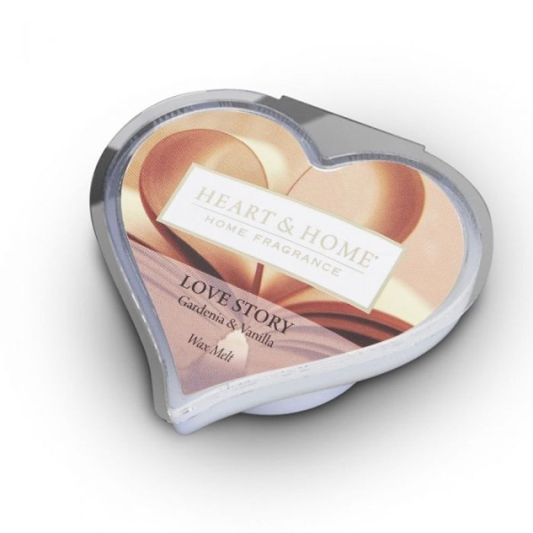 CIALDA PROFUMATA LOVE STORY BRUCIA ESSENZE HEART&HOME 100% SOIA