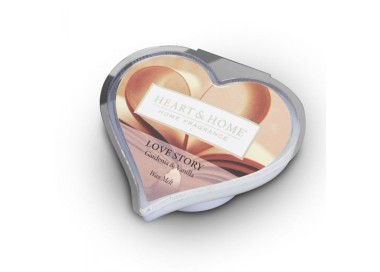 CIALDA PROFUMATA LOVE STORY BRUCIA ESSENZE HEART&HOME 100% SOIA