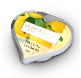 SCENTED POD LEMON FRAGRANCE BURN HEART&HOME ESSENCES 100% SOY