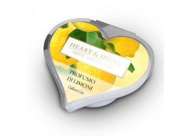 CIALDA PROFUMATA PROFUMO DI LIMONI BRUCIA ESSENZE HEART&HOME 100% SOIA