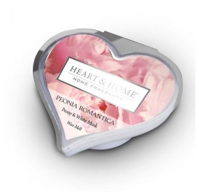 CIALDA PROFUMATA PEONIA ROMANTICA BRUCIA ESSENZE HEART&HOME 100% SOIA