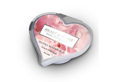 CIALDA PROFUMATA PEONIA ROMANTICA BRUCIA ESSENZE HEART&HOME 100% SOIA