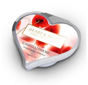 CIALDA PROFUMATA CAREZZA D'AMORE BRUCIA ESSENZE HEART&HOME 100% SOIA