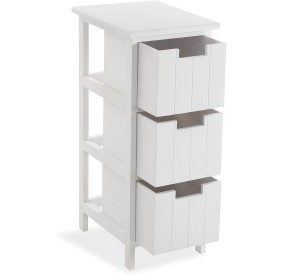 BATHROOM CHEST OF 3 DRAWERS WHITE 26x32 H62 VERSA