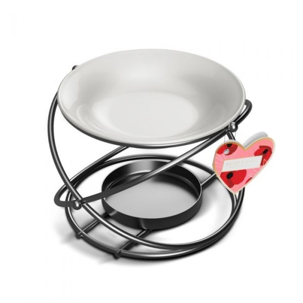 BRUCIATORE ESSENZE METALLO HEART&HOME