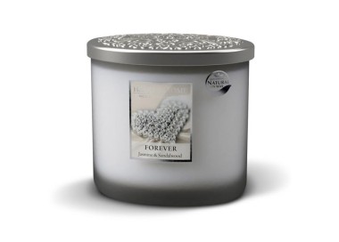 CANDELA SOIA PROFUMATA FOREVER 2 STOPPINI 230G HEART&HOME