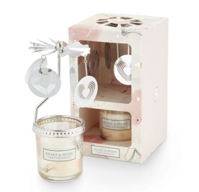 CANDELA SOIA PROFUMATA LOVE STORY 45G CON GIOSTRINA HEART&HOME