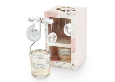 CANDELA SOIA PROFUMATA LOVE STORY 45G CON GIOSTRINA HEART&HOME