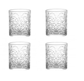 SET 4PCS BRANDANI GLASSES ROYAL CRYSTAL