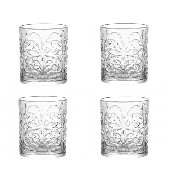 SET BICCHIERI 4PZ ROYAL CRYSTAL VETRO BRANDANI