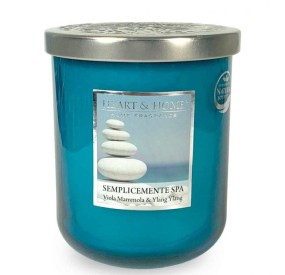 SIMPLY SPA LARGE SCENTED SOY CANDLE 340G HEART&HOME