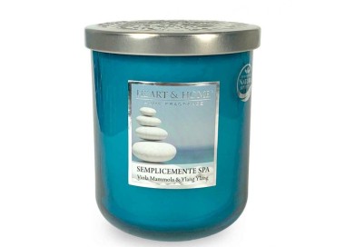 SIMPLY SPA LARGE SCENTED SOY CANDLE 340G HEART&HOME