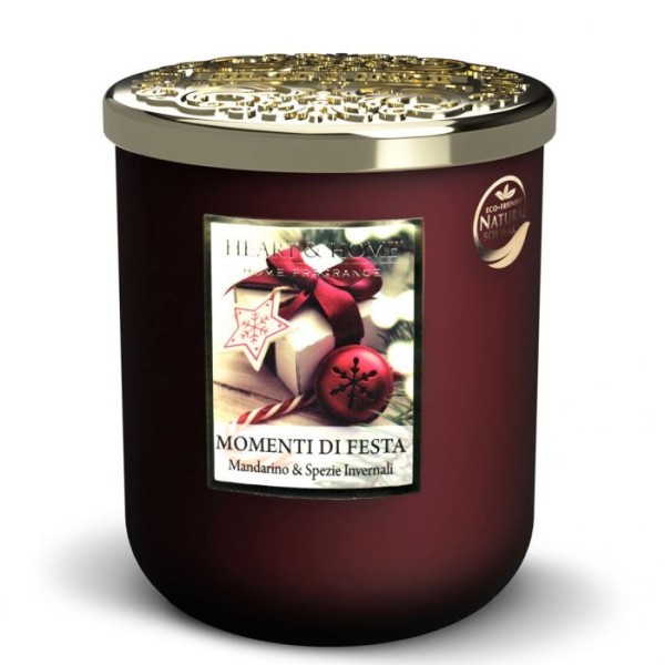 SCENTED SOY CANDLE PARTY MOMENTS LARGE 320G HEART&HOME