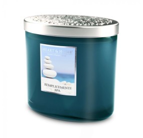 SIMPLY SPA SCENTED SOY CANDLE 2 WICKS 230G HEART&HOME