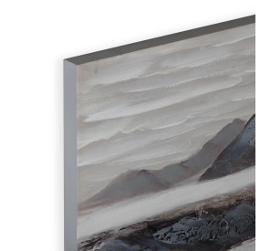 PAINTING ON CANVAS COSTA GRAY 150x50cm