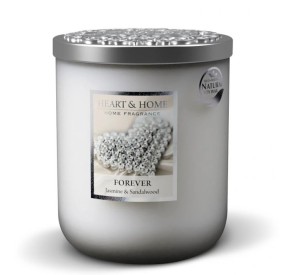 FOREVER LARGE SCENTED SOY CANDLE 340G HEART&HOME