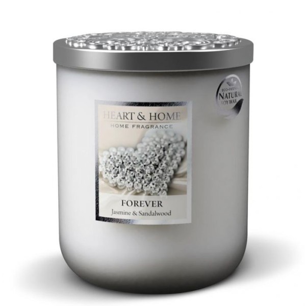 FOREVER LARGE SCENTED SOY CANDLE 340G HEART&HOME