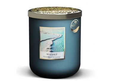 SEA SALT LARGE SCENTED SOY CANDLE 320G HEART&HOME