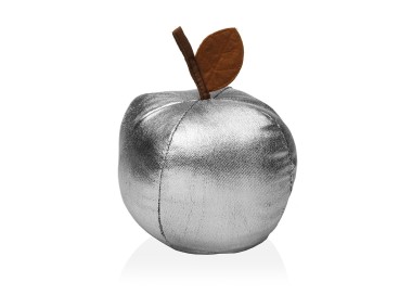 TEXTIL SILVER APPLE DOORSTOP