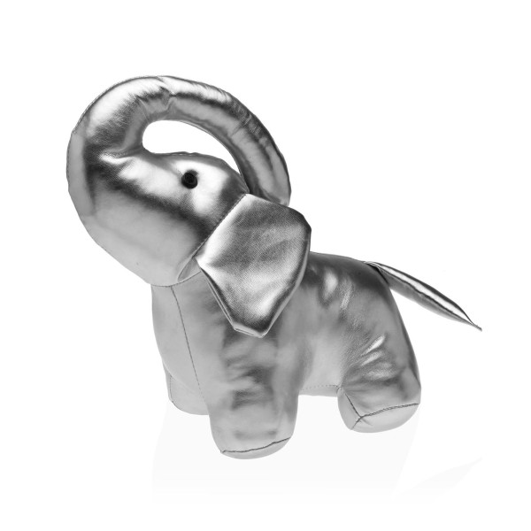 SILVER ELEPHANT DOORSTOP