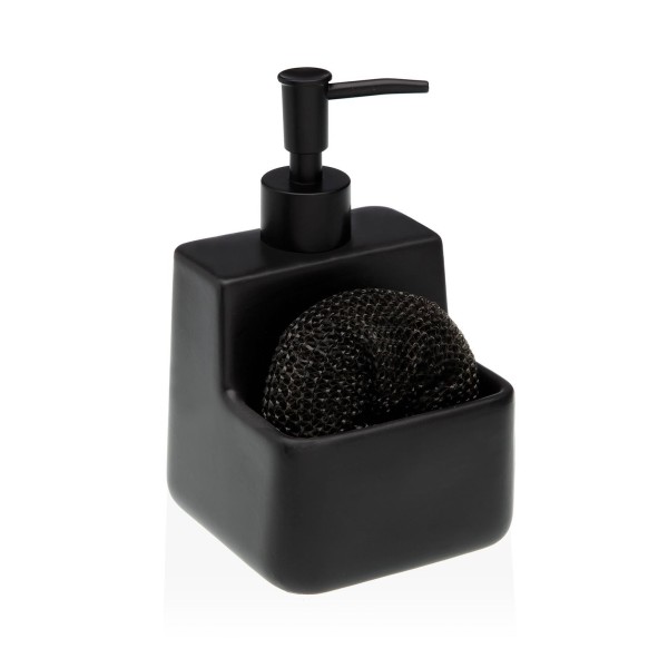 SOAP DISPENSER WITH SPONGE HOLDER BLACK