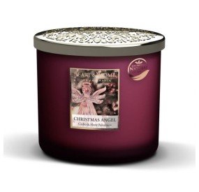 CANDELA SOIA PROFUMATA CHRISTMAS ANGEL 2 STOPPINI 220G HEART&HOME