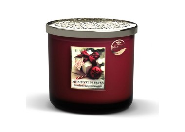 SCENTED SOY CANDLE PARTY MOMENTS 2 WICKS 220G HEART&HOME