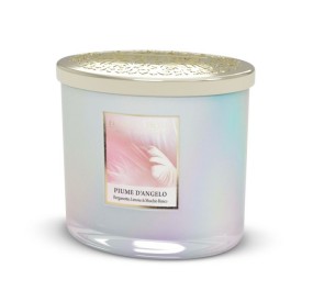 SCENTED SOY CANDLE ANGEL FEATHERS 2 WICKS 230G HEART&HOME