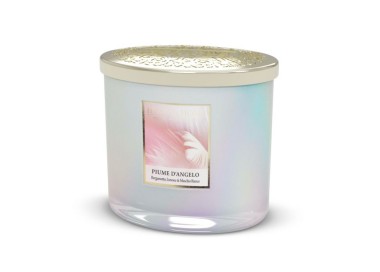 SCENTED SOY CANDLE ANGEL FEATHERS 2 WICKS 230G HEART&HOME