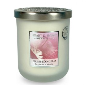 LARGE ANGEL FEATHER SCENTED SOY CANDLE 340G HEART&HOME