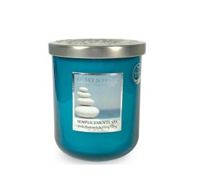 CANDELA SOIA PROFUMATA SEMPLICEMENTE SPA PICCOLA 115G HEART&HOME