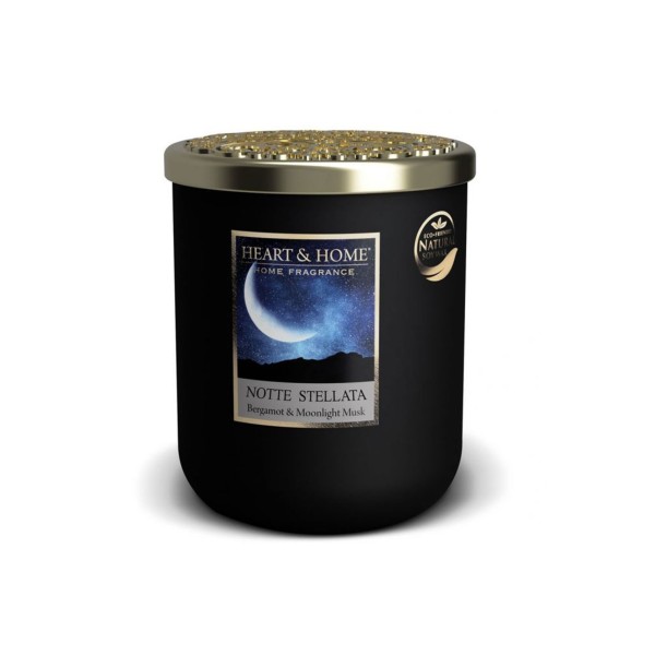 CANDELA SOIA PROFUMATA NOTTE STELLATA PICCOLA 110G HEART&HOME