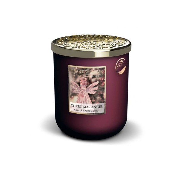 CANDELA SOIA PROFUMATA CHRISTMAS ANGEL PICCOLA 110G HEART&HOME