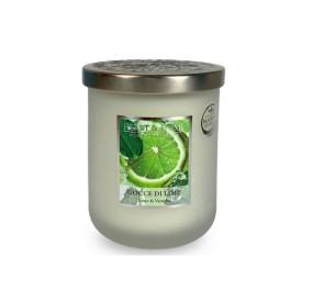 CANDELA SOIA PROFUMATA GOCCE DI LIME PICCOLA 115G HEART&HOME